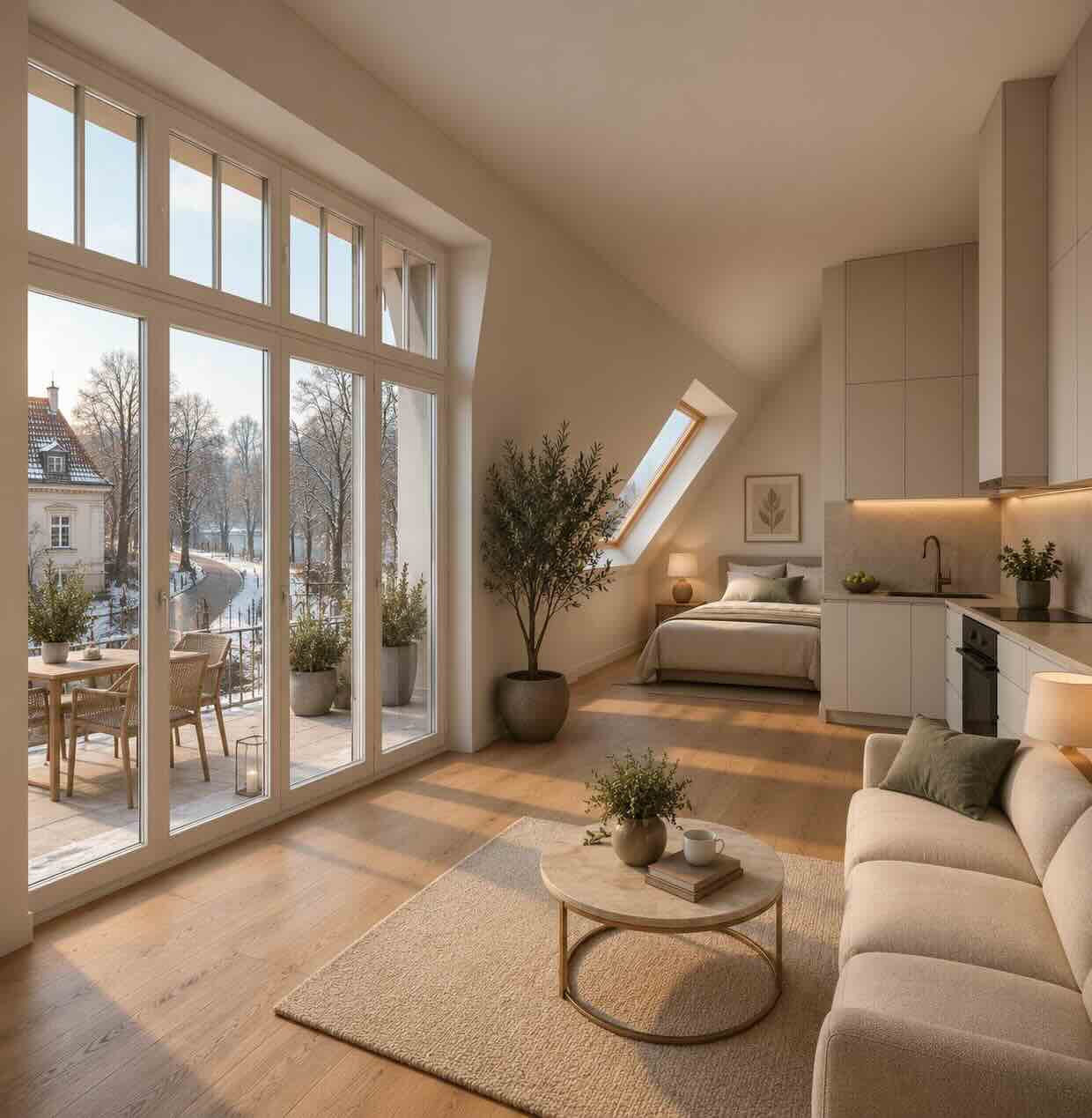 Wizualizacja penthouse'u